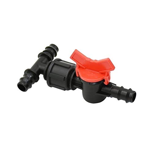 XUPBEHJO 1 STÜCK T-Typ 1/2 "3/4" Gartenschlauch-T-Stück Wasserverteiler Hahnverbinder 3-Wege-PE-Rohrverbindung for Tropfbewässerungssysteme(16MM) von XUPBEHJO