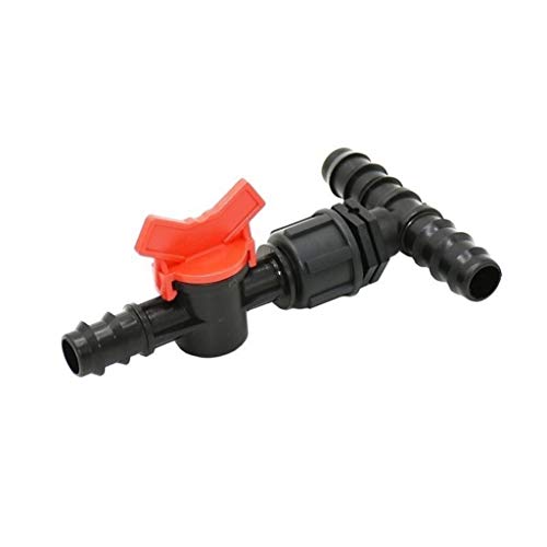 XUPBEHJO 1 STÜCK T-Typ 1/2 "3/4" Gartenschlauch-T-Stück Wasserverteiler Hahnverbinder 3-Wege-PE-Rohrverbindung for Tropfbewässerungssysteme(20MM) von XUPBEHJO
