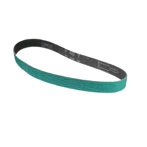Zirkonoxid-Schleifbänder for Klingenschleifen – 25 mm x 762 mm (1" x 30") – 4 Stück Z/A-Schleifbänder for effizientes Metallschleifen(40mesh) von XUPBEHJO