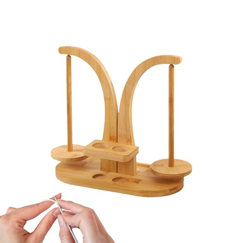 XUQEAYWD Garnroller - Magnetischer Wollwickler,Häkelzubehör Mit Rotierender Doppelspindel Rolle Für Handarbeiten Für Heimwerker XUQEAYWD Garnroller - Magnetischer Wollwickler,Häkelzubehör Mit Rotierender Doppelspindel Rolle Für Handarbeiten Für Heimwerker von XUQEAYWD
