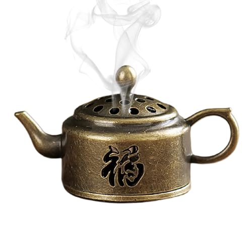 XUQEAYWD Räucherstäbchenhalter,Zinklegierung Räucherbrennerhalter - Beruhigender Duftverbreiter Für Schlafzimmer Meditationsbereich Wohnbereich von XUQEAYWD