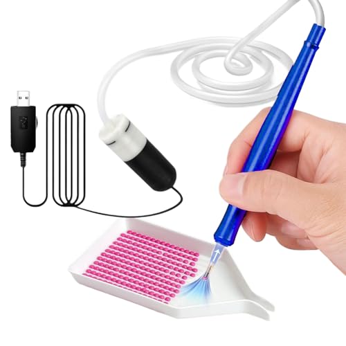 XUQEAYWD Strassstein Kunst Stift - Elektrischer Strassstein Kunststift,Automatischer Applikator USB Zubehör Tragbar Für Deko Bastelprojekte Anfänger von XUQEAYWD