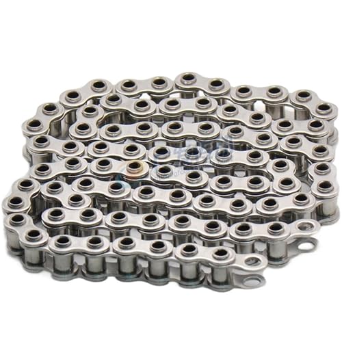 06B/08B/10A/12A Hohlbolzenkette Aus Edelstahl 304, 1/1,5 Meter, Rollenkette Mit Kurzer Teilung For Industrielle Getriebe(06B-1 1.5meter) von XUSENXFH