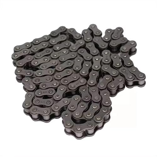 1,5 Meter 06B 06C Rollenkette Aus Kohlenstoffstahl – 9,525 Mm Teilung, Einzel-/Doppelreihe, Voll-/Halbschnallenglieder For Industrielle Getriebe(06B Double Full 20PCS) von XUSENXFH