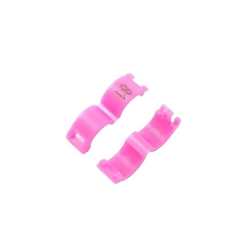 XUTCEKOUYR 40 Stück Papageien-Fußschlaufen, Vogelschlaufenbeine zur Erkennung und Ausbildung von Vogelschlaufenbeinen mit Haustiervogelerkennung, Geflügelschlaufen(Pink,3mm) von XUTCEKOUYR