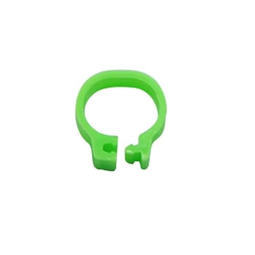 XUTCEKOUYR 400 Stück 8 mm Papageien-Fußschlaufe, Vogelschlaufe, Bein zur Erkennung und Ausbildung, Vogelschlaufe, Bein mit Haustier-Vogelerkennung, Geflügelschlaufe(Green) von XUTCEKOUYR