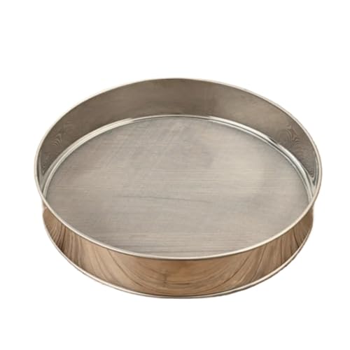 Bodensieb Gartengeräte Zubehör Kochsieb for Mehl Tee Nudelsieb Bodensieb Utensilien Edelstahlgewebe(15cm) von XUWEWI