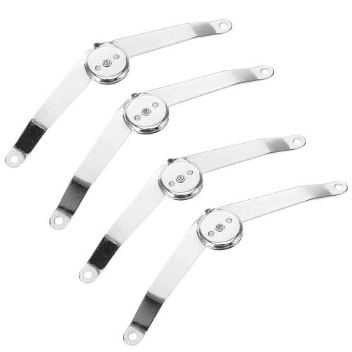 Deckelstützscharniere 8 stücke Klappscharniere Heavy Duty Metall Deckel Unterstützung Stange for Holz Boxen Truhen Schmuck Spielzeug Box Robust Einfach Installieren Tragen von XUWEWI