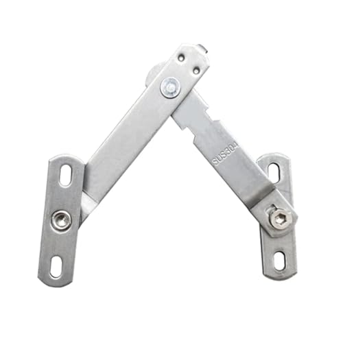 Fensterbänder 4PCS Sleek Stainless Steel Window Restrictor Convenient Lock Blocker Easy to Install Maintain Integrity(L) von XUWEWI
