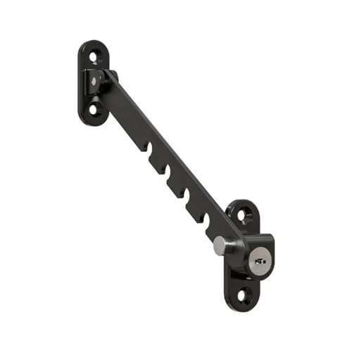 Fensterbänder Bracket Window Opening Limit Size Wind Brace Multigear Inside Stopper With Screws(Black) von XUWEWI