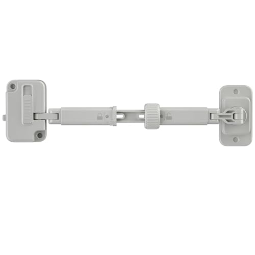 Fensterbänder Household Window Lock Safety Multifunctional Limit Device Plastic Anti Fall Push-pull(Grey) von XUWEWI