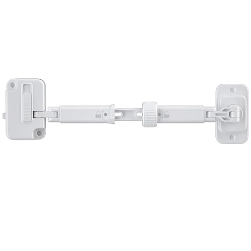 Fensterbänder Household Window Lock Safety Multifunctional Limit Device Plastic Anti Fall Push-pull(WHITE) von XUWEWI