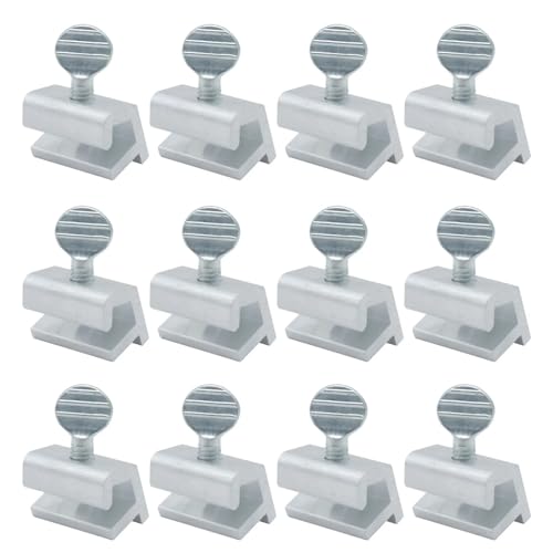 Fensterbänder Sliding Sash Stopper Cabinet Locks Straps Doors Security Anti-theft Lock Window Door Safety(12PCS Silver) von XUWEWI