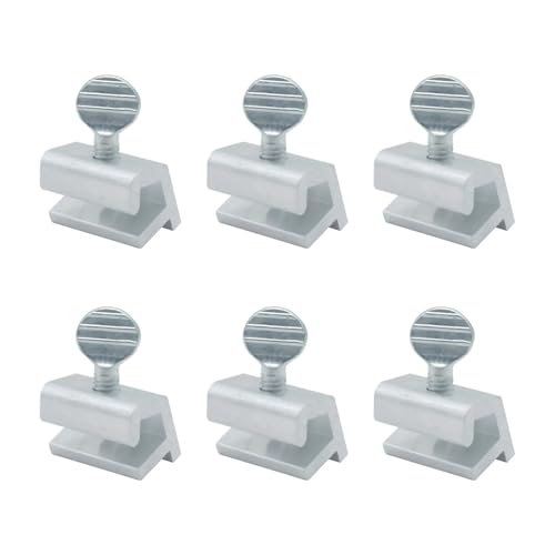 Fensterbänder Sliding Sash Stopper Cabinet Locks Straps Doors Security Anti-theft Lock Window Door Safety(6PCS Silver) von XUWEWI