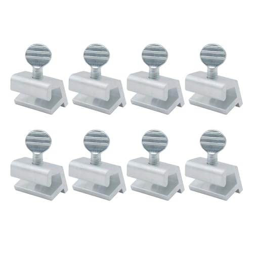 Fensterbänder Sliding Sash Stopper Cabinet Locks Straps Doors Security Anti-theft Lock Window Door Safety(8PCS Silver) von XUWEWI