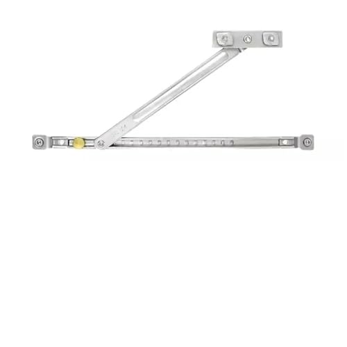 Fensterbänder Window Limiter Stopper Sliding Lock Catch Fittings Windproof Brace(SilverB type-Free Punch) von XUWEWI