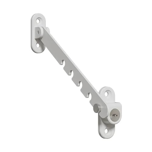 Fensterbänder Window Restrictor Adjustable Windowlock Stopper Falling Prevention Lock Limiter Care For Child Protection Safety(White) von XUWEWI