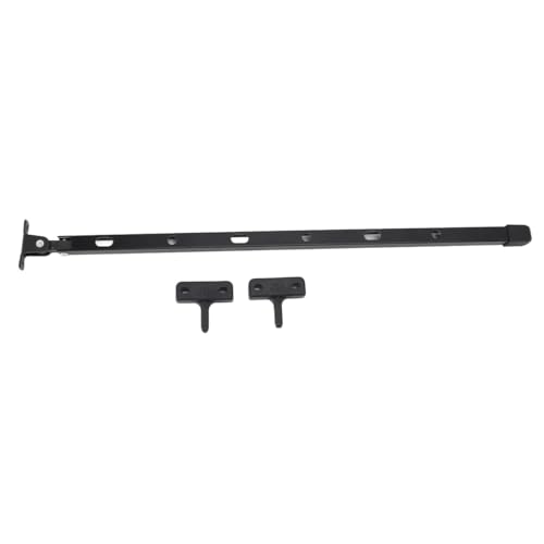 Fensterbänder Window Stay Sturdy Aluminum Manual Greenhouse Roof Vent Opener Bar Kit With 6 Screws 15.35in(Black) von XUWEWI