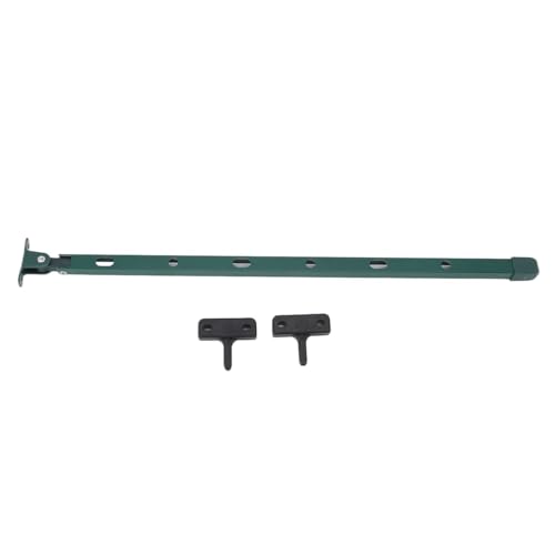 Fensterbänder Window Stay Sturdy Aluminum Manual Greenhouse Roof Vent Opener Bar Kit With 6 Screws 15.35in(Green) von XUWEWI