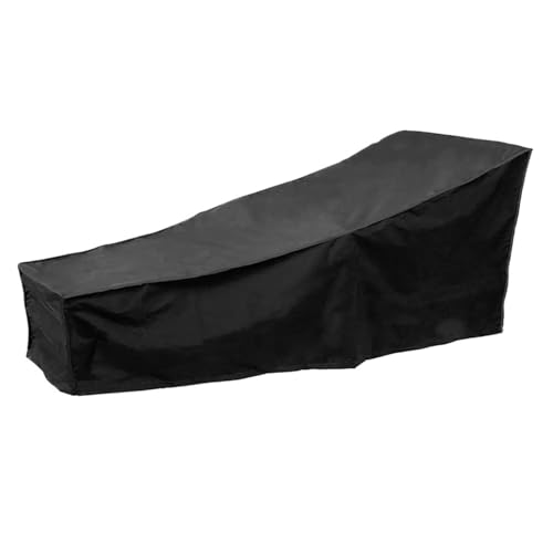 Gartenmöbel-Abdeckung 2 Stück Outdoor-Möbel-Abdeckungen, Chaiselongue-Abdeckung, wasserdichte Lounge-Stuhl-Liege-Schutzhülle for den Außenbereich, Hof, Garten, Terrasse(200*68*40/70cm) von XUWEWI