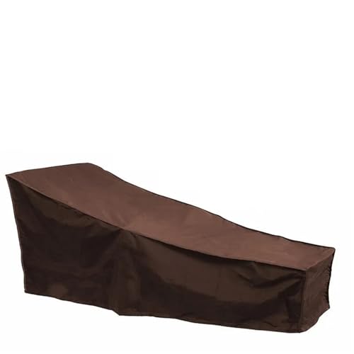 Gartenmöbel-Abdeckung 2 Stück wasserdichte Outdoor-Garten-Chaiselounge-Abdeckung, Regen- und Schnee-Möbelabdeckung, Abdeckungen for Gartenmöbel(Coffee) von XUWEWI