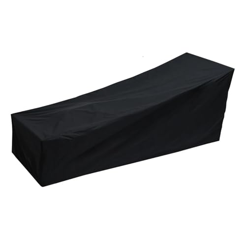 Gartenmöbel-Abdeckung 2 stücke Outdoor Garten Sonnenbank Abdeckung Sonnenliege Terrasse Lounge Stuhl Liege Schutzhülle Möbel Wasserdichte(210x75x80cm) von XUWEWI