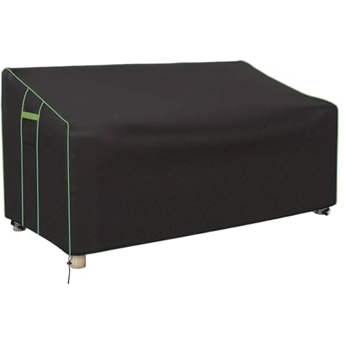 Gartenmöbel-Abdeckung Der Sofabezug for den Innenhof ist wasserdicht, der Doppelsitzbalkon-Sofabezug for zwei Personen verdickt strapazierfähigen Außenbereich(200x109x64 83cm) von XUWEWI