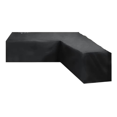 Gartenmöbel-Abdeckung L-förmige Allzweckbezüge, Sofabezug, Rattan, Terrasse, Gartenmöbel, Schutzhülle for den Außenbereich(270X270X82x90cm) von XUWEWI