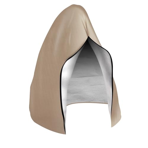 Gartenmöbel-Abdeckung Outdoor-Möbel-Abdeckung, Hängesessel-Abdeckung mit Reißverschluss, wasserdicht, wetterbeständig, Outdoor-Gartenschaukel, Sitzmöbelschutz(Beige) von XUWEWI