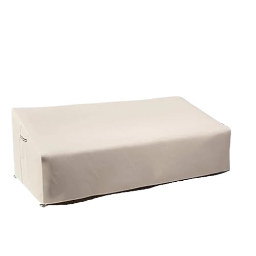 Gartenmöbel-Abdeckung Outdoor-Sofa-Lounge-Stuhl-Abdeckung, Hofmöbel-Abdeckung, wasserdichte Liege-Schutzabdeckung, beige Balkon-Abdeckung von XUWEWI
