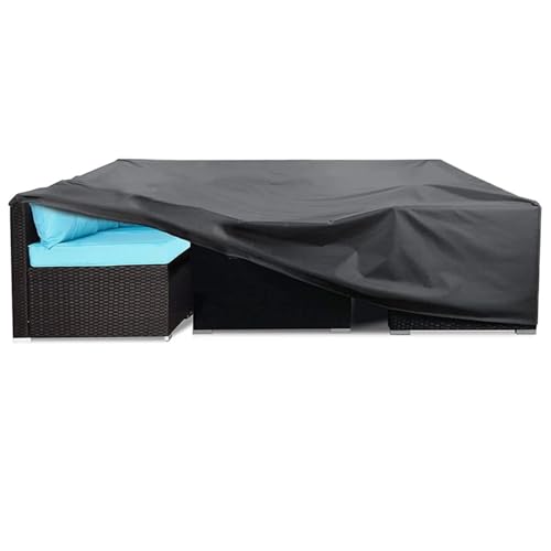 Gartenmöbel-Abdeckung Terrassenmöbelabdeckungen, wasserdichte Outdoor-Möbelabdeckungen, passend for Tische und Stühle mit 12 Sitzplätzen, schneesichere Outdoor-Möbelabdeckung(Black,210X140X80cm) Gartenmöbel-Abdeckung Terrassenmöbelabdeckungen, wasserdichte Outdoor-Möbelabdeckungen, passend for Tische und Stühle mit 12 Sitzplätzen, schneesichere Outdoor-Möbelabdeckung(Black,210X140X80cm) von XUWEWI