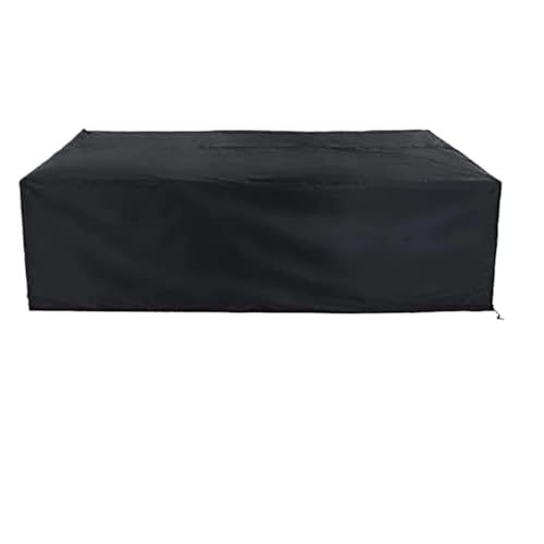 Gartenmöbel-Abdeckung Wasserdichte Outdoor-Terrassen-Gartenmöbel-Abdeckung, Regen- und Schnee-Stuhl-Abdeckung, Sofa-Tisch- Stuhl-Abdeckung(Black,210x110x70cm) von XUWEWI