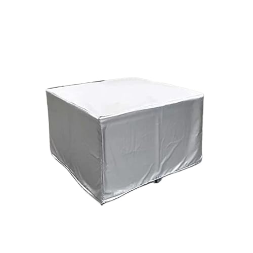 Gartenmöbel-Abdeckung Wasserdichte Outdoor-Terrassen-Gartenmöbel-Abdeckung, Regen- und Schnee-Stuhl-Abdeckung, Sofa-Tisch- Stuhl-Abdeckung(Silver,150x150x75cm) von XUWEWI