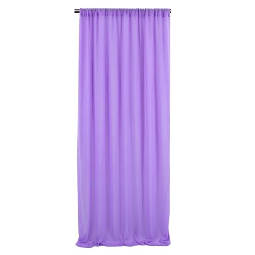 Hochzeit Bogen Drapierung Stoff 1pc 7FT Hochzeit Hintergrund Vorhang Chiffon Stoff Drapieren for Party Vorhänge Panels Hause Fenster Dekoration(Purple) von XUWEWI