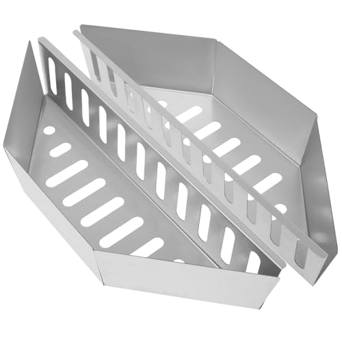 Kohlekorb 2/4 Stücke Holzkohle Korb Halter Grillen Holzkohle Körbe for Brikett Holz Chips Holzkohle Box Container Tablett for BBQ Zubehör Holzkohle Körbe(4pcs) von XUWEWI