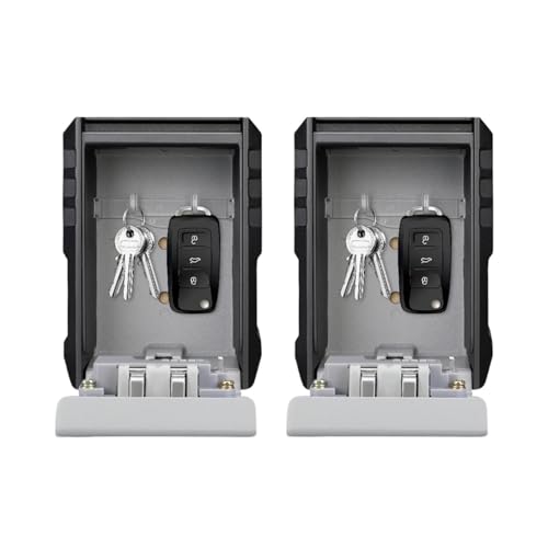 Schlüsselbox 2 stücke Schlüssel Box 4 Ziffern Passwort Safe Metall Material wasserdichte Wand Montiert Sicherheit Lagerung Schloss Schlüsselbox 2 stücke Schlüssel Box 4 Ziffern Passwort Safe Metall Material wasserdichte Wand Montiert Sicherheit Lagerung Schloss von XUWEWI