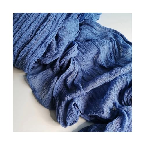 Tischläufer Gaze 8 stücke Hochzeit Gaze Tisch Läufer Semi-Sheer Cheesecloth Einstellung Esszimmer Party Weihnachten Bankette Bögen Kuchen Dekor(Color 5) von XUWEWI