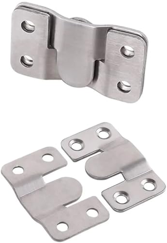 Unterputz-Halterung 10 stücke Schnitts Stecker Edelstahl Möbel Verriegelung Halterung Mit Schrauben Unterputz for Sofa Foto Rahmen Spiegel(S) von XUWEWI