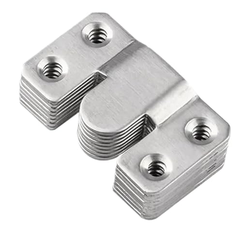 Unterputz-Halterung 10PCS Interlock Hängen Schnalle Flush Mount Halterung Möbel Stecker Wand Bild Rahmen Aufhänger Display Haken(S) von XUWEWI