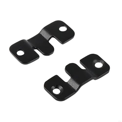 Unterputz-Halterung 20 stücke Flush Mount Bild Aufhänger Klammern Möbel Anschlüsse(Black,S) von XUWEWI