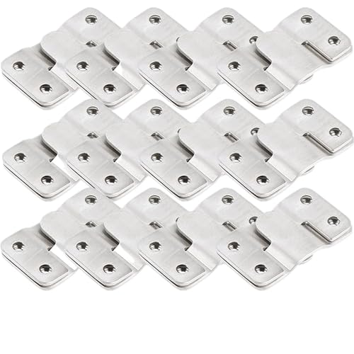 Unterputz-Halterung 30Pcs Interlock Hängen Schnalle Haken Bild Rahmen Wand Aufhänger Möbel Schnitts Stecker Halterung Joint(L) von XUWEWI