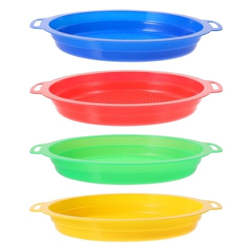 XUWEWI Bodensieb 4 Stück Mesh-Sandsieb Pflanzfilter Kunststoffsiebe Gartenarbeit Strandwerkzeug Steinrätsel Bodensieb XUWEWI Bodensieb 4 Stück Mesh-Sandsieb Pflanzfilter Kunststoffsiebe Gartenarbeit Strandwerkzeug Steinrätsel Bodensieb von XUWEWI