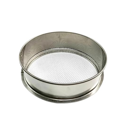 XUWEWI Bodensieb Garden Home Edelstahl Fleischiger Gartenkompost Boden Steinsieb Mesh Filtration Gartengerät 20/30 cm 8 Mesh(30CM 3mm 8 mesh) von XUWEWI