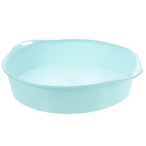 XUWEWI Bodensieb Garten-Rätselsieb, Outdoor-Spielset, Gartenzubehör, Sand, Bodensieb, Mini-Sieb, Kompost(Sky-Blue) von XUWEWI