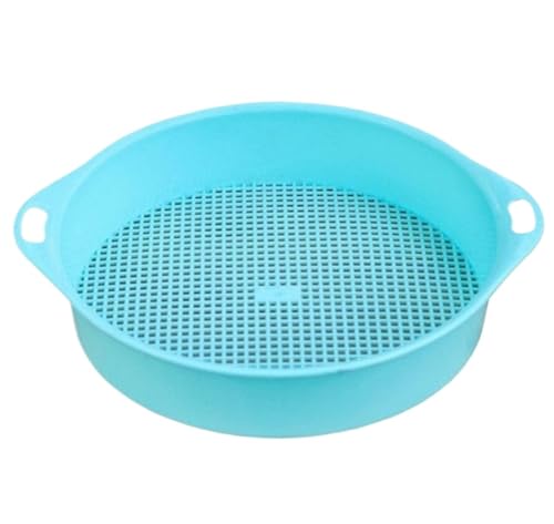XUWEWI Bodensieb Gartenbodensieb, 1 Stück, Mesh-Gartensieb, Bodensieb – perfekt for die Bepflanzung zu Hause(Blue) von XUWEWI