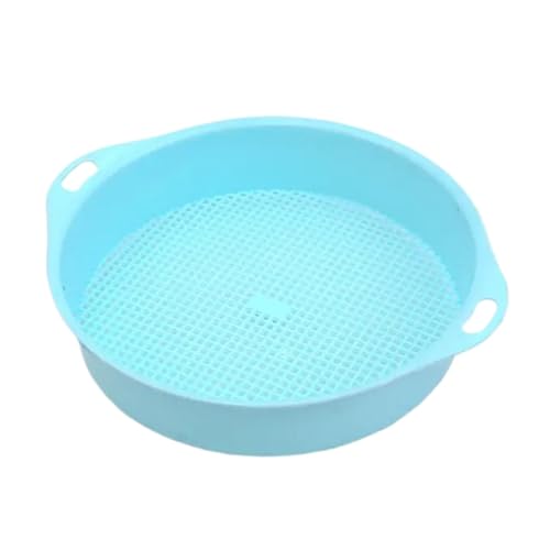 XUWEWI Bodensieb Gartensieb Kunststoff Gartensieb Gartensämling Werkzeug for Garten Sand Boden Kompost Stein(Blue) von XUWEWI