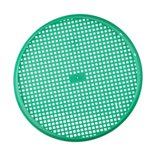 XUWEWI Bodensieb Gartensieb aus Kunststoff, Riddle, grün, for Composy-Erde, Steingeflecht, Gartengerät for Filtratanbau, Erde in Blumentöpfen von XUWEWI