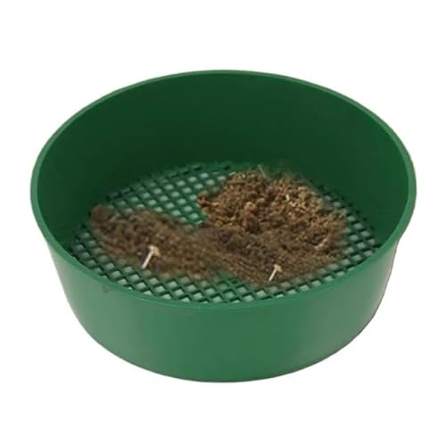 XUWEWI Bodensieb Kunststoff Boden Sieb Filter Mesh for Boden Stein Sieben Schmutz Sieb Hause Garten Hof Bonsai Blume Pflanze Kindergarten Werkzeuge von XUWEWI