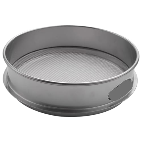 XUWEWI Bodensieb Robustes Garten-Rätselsieb, Netz, Bodensieb, Kompost, Samenschale, Gartengerät, 16 (1,25 mm) von XUWEWI
