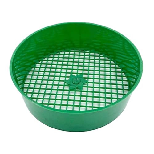 XUWEWI Bodensieb Sieb Gartenboden Mesh Pan Sieben Sieb Filter Sand Kunststoff rund Riddle Garde Bodensieb XUWEWI Bodensieb Sieb Gartenboden Mesh Pan Sieben Sieb Filter Sand Kunststoff rund Riddle Garde Bodensieb von XUWEWI